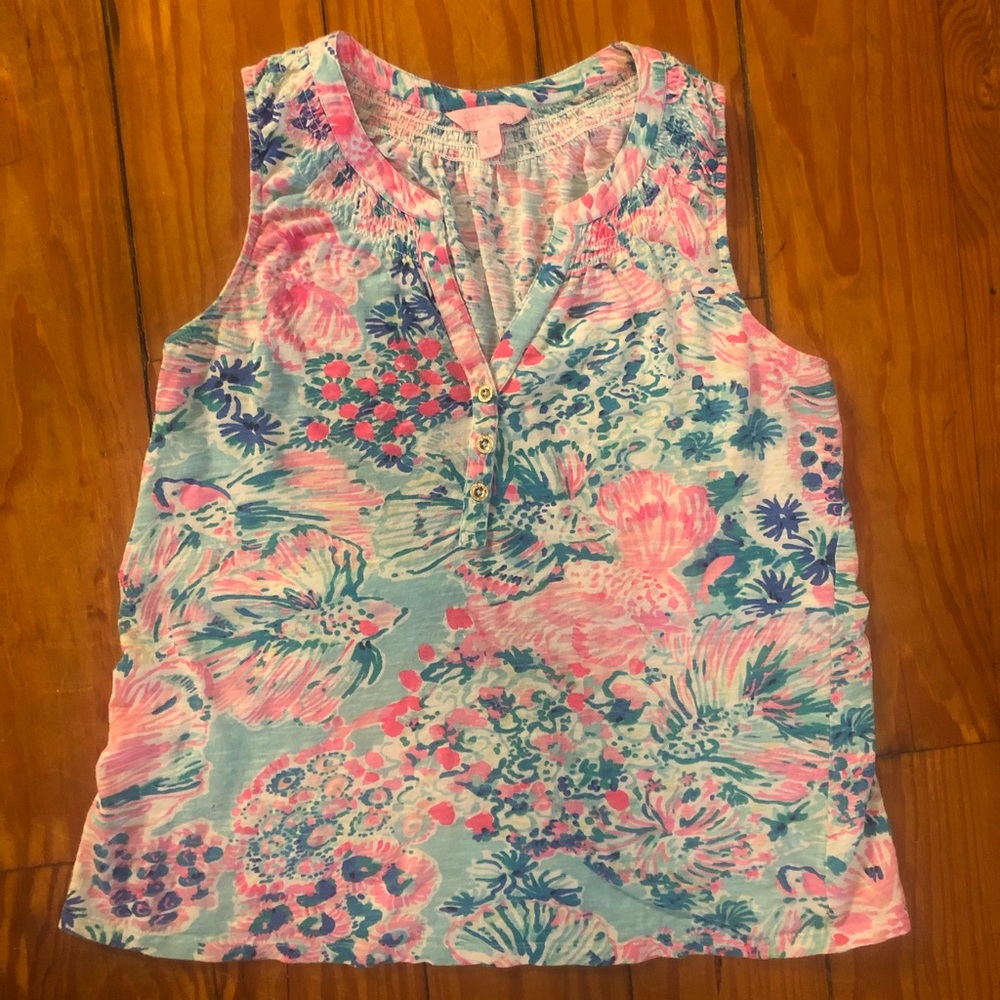 Small Lilly Pulitzer tanks